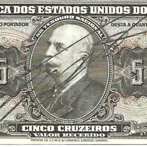 Cinco Cruzeiros Estampa 2 Rubricada