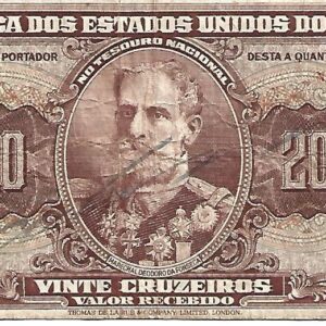 Vinte Cruzeiros Estampa 2 Rubricada
