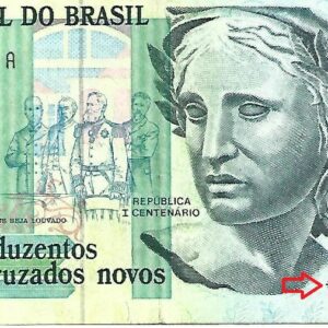 Duzentos Cruzados Novos Asteriscado