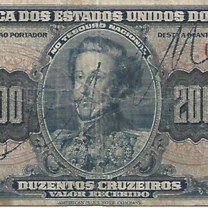 Duzentos Cruzeiros BC Rubricada