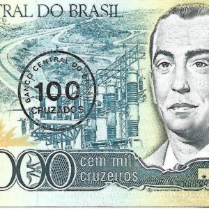 Cem Mil Cruzeiros JK Carimbada Asteriscada