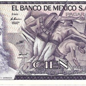 Cem Pesos Mexicanos 1982
