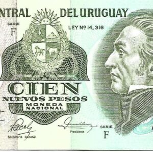 Cem Pesos Novos Uruguai 1985