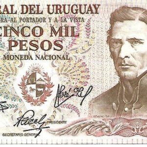Cinco Mil Pesos Uruguai 1975
