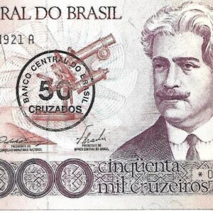 Cinquenta Mil Cruzeiros Oswaldo Cruz Carimbada